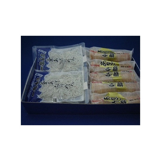 釜あげちりめん・ちくわ詰合 ※クール便 (釜あげちりめん6袋、あなごちくわ5本)