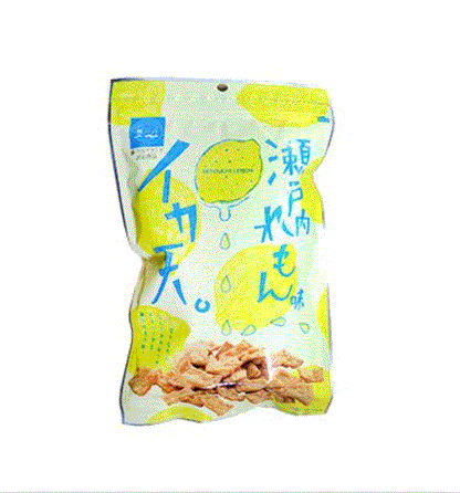 まるか食品　瀬戸内れもん味　イカ天　65g