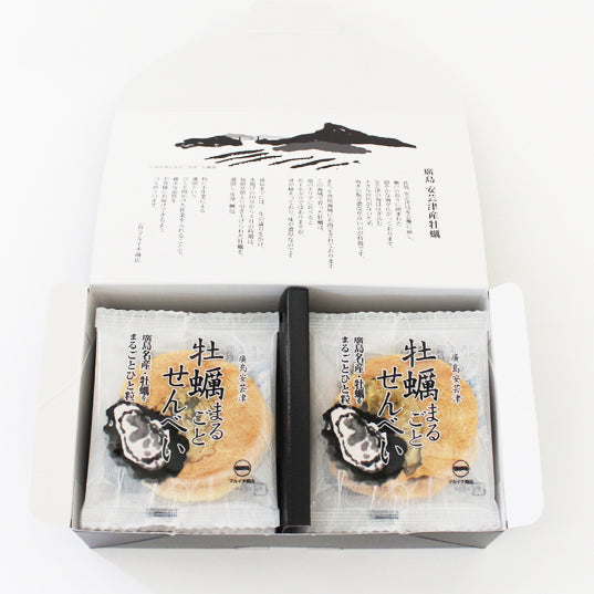 牡蠣まるごとせんべい箱　12枚入